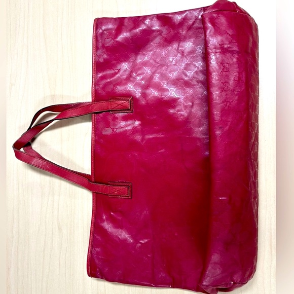 WOW - Poshmark - Authentic Gucci Leather GG Tote = OVER 20” L = It Is HUGE!! - Picture 13 of 16